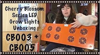 'Video thumbnail for Cherry Blossom Series GHB CB003 + GHB CB005 LED Grow Lights Unboxing'