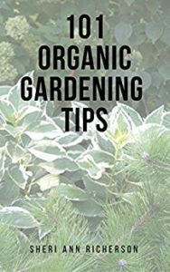 101 Organic Gardening Tips book cover.