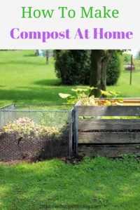 Compost bins filled with compostable material.