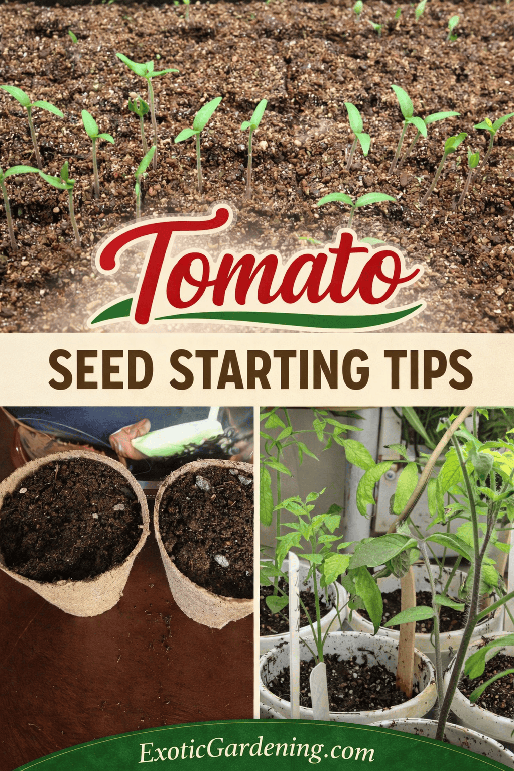How to start tomato seeds indoors using seed trays and containers